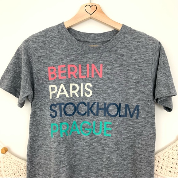 J Crew Europe Slub Cotton Graphic Tee - Picture 6 of 9